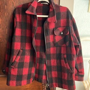Woman’s Heavy Wool plaid Maine Guide Jacket